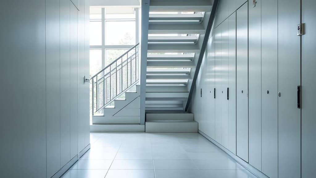 Monte-escalier moderne avec télécommande connectée et système de pliage automatique à Saint-Martin-de-Boscherville