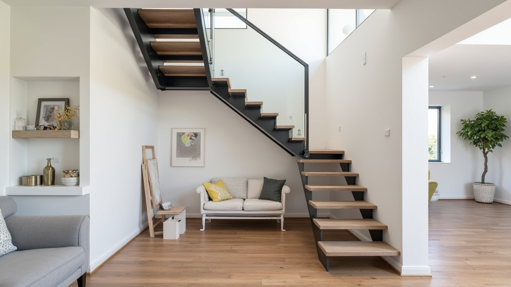 Monte-escalier moderne installé dans une maison à Bourg-Saint-Bernard