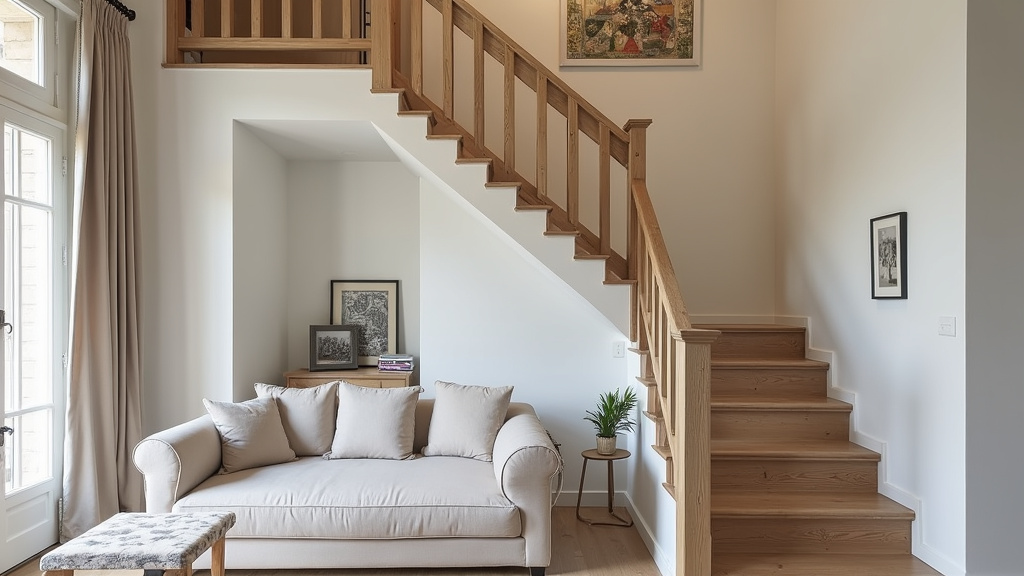 Monte-escalier Stannah installé dans une maison traditionnelle à Montanay