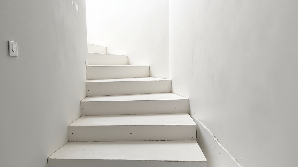 Monte-escalier terminé et en fonctionnement dans une maison à Abscon