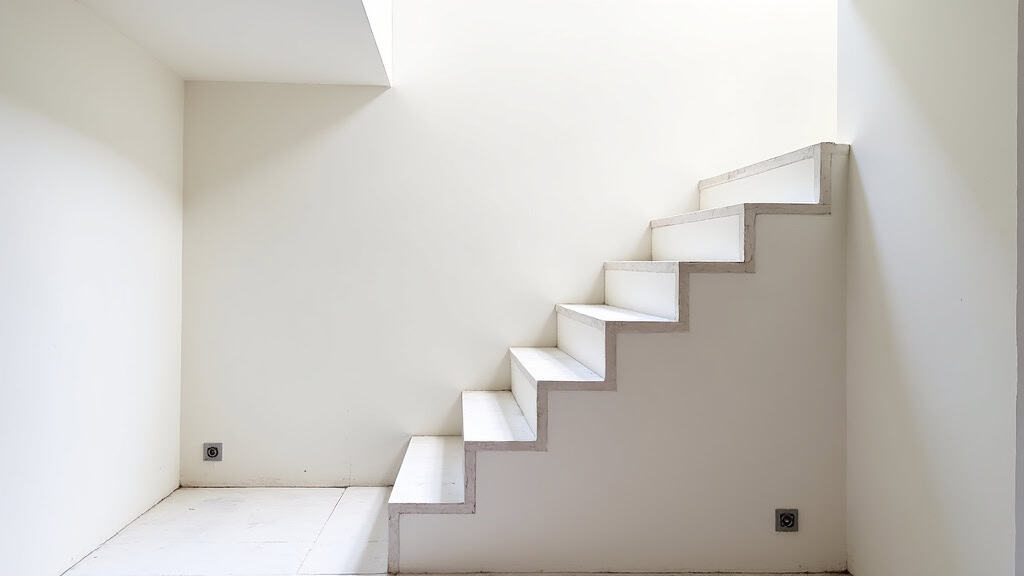 Monte-escalier terminé et fonctionnel dans une maison à Souchez