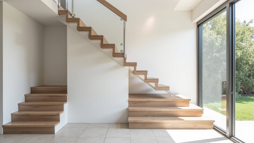 Monte-escalier terminé installé dans une villa à Mouans-Sartoux