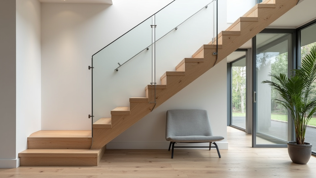 Monte-escalier tournant deux quarts installé à Goudelin par un professionnel certifié