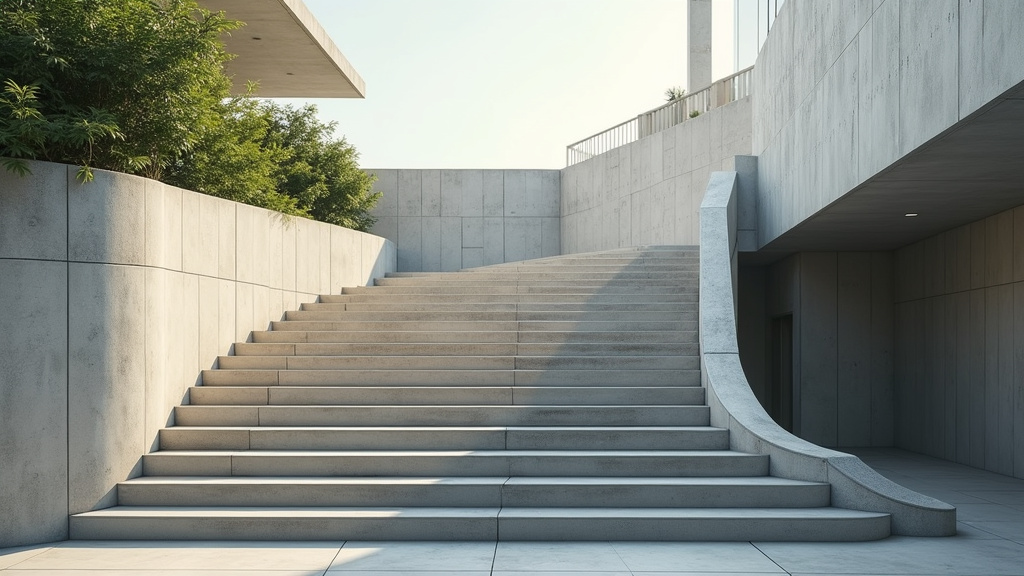 Monte-escalier tournant en cours d