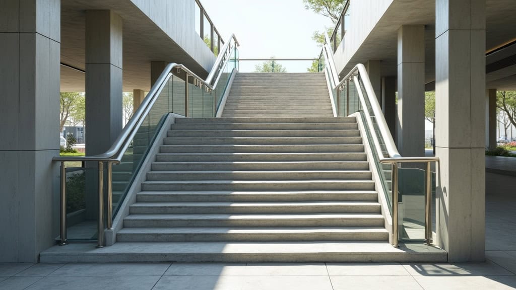 Monte-escalier tournant en cours d