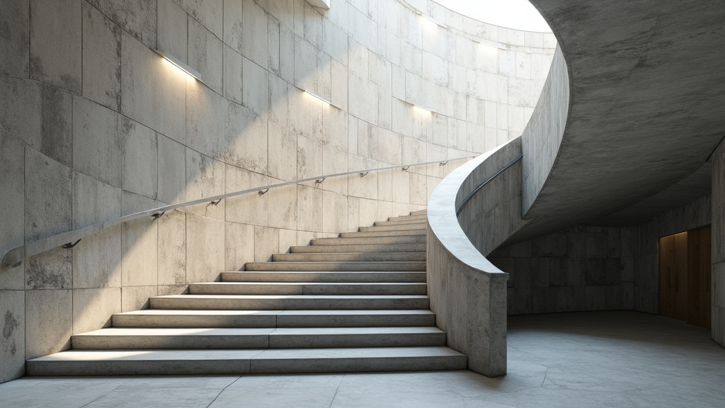 Monte-escalier tournant en cours d