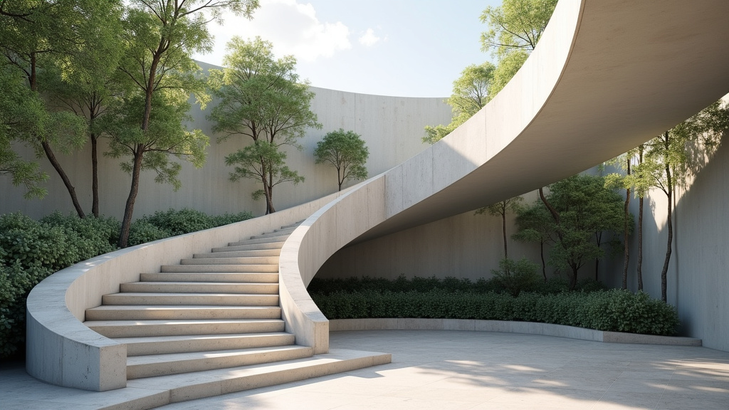 Monte-escalier tournant en cours d