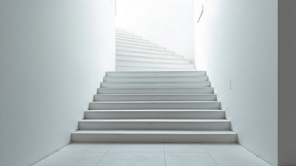 Monte-escalier tournant en cours d