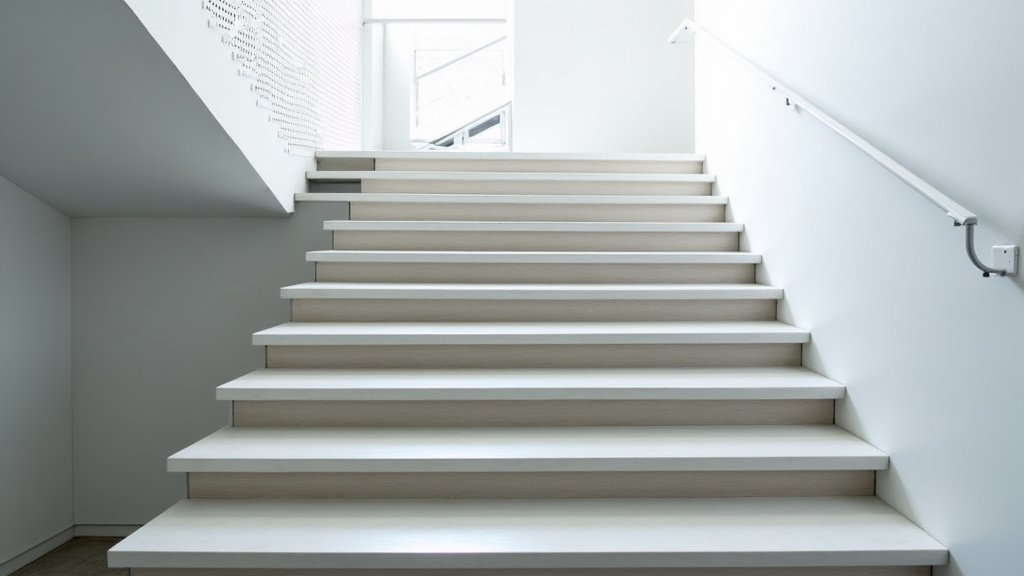 Monte-escalier tournant en cours d