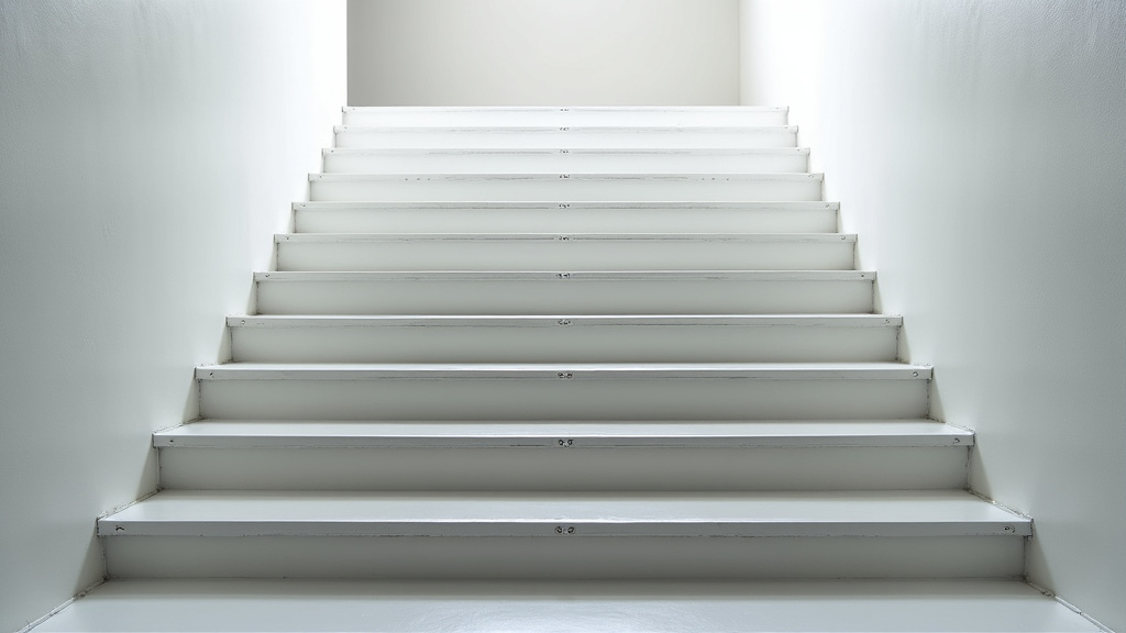 Monte-escalier tournant en cours d