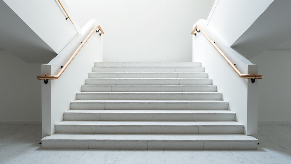 Monte-escalier tournant en cours d