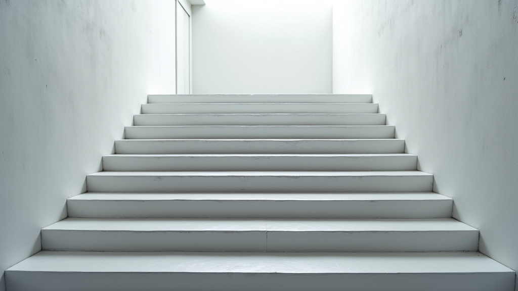 Monte-escalier tournant en cours d