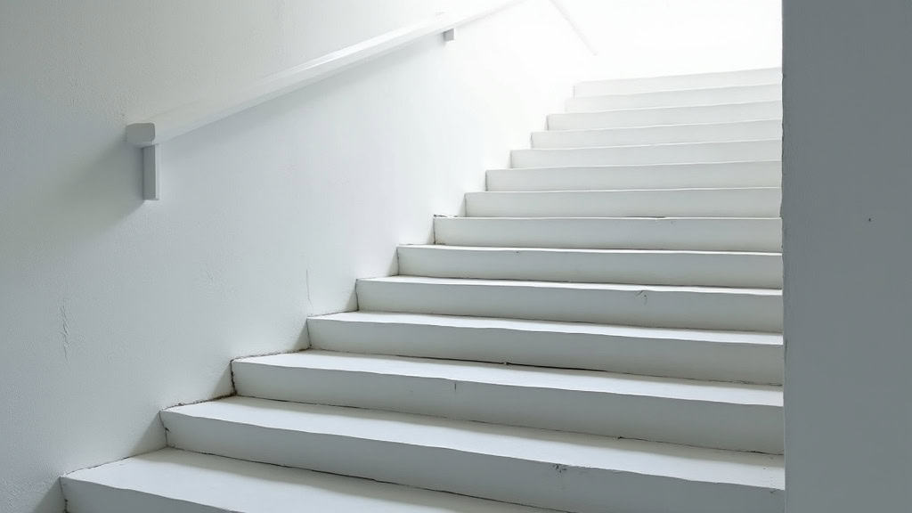 Monte-escalier tournant en cours d