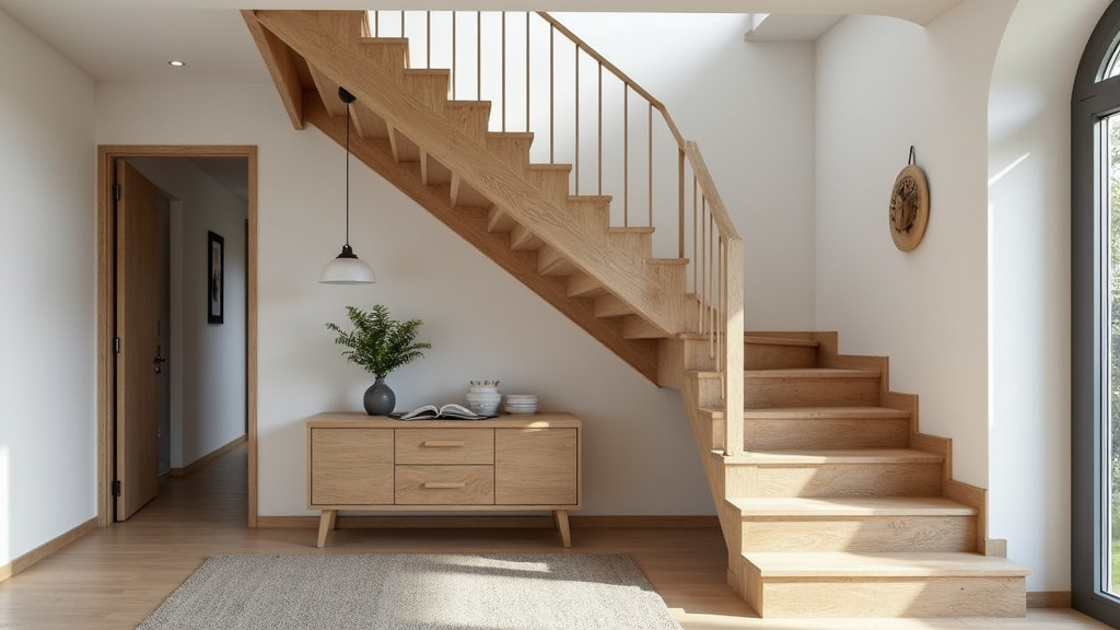 Monte escalier tournant installé à Bédarrides sur un escalier en colimaçon