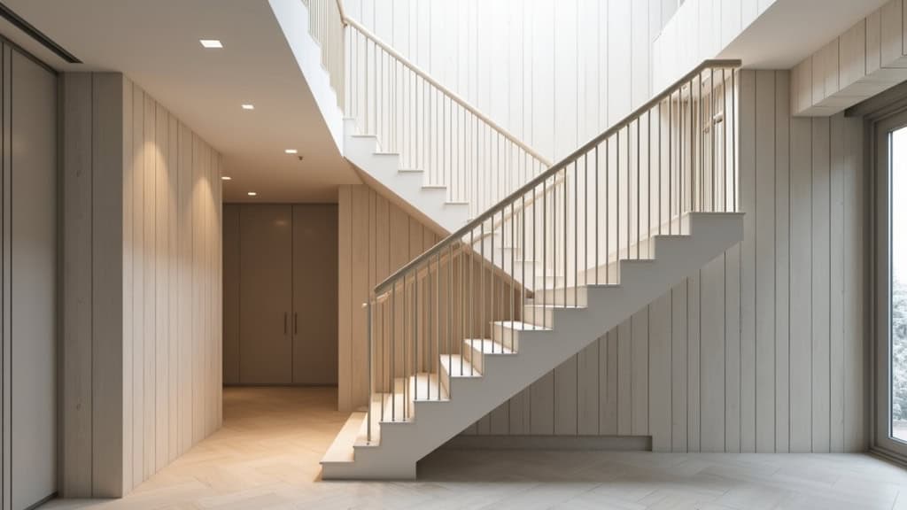 Monte-escalier tournant installé dans un escalier avec virage à Giroussens