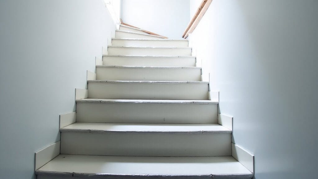 Monte-escalier tournant installé dans un escalier avec virage à Stutzheim-Offenheim