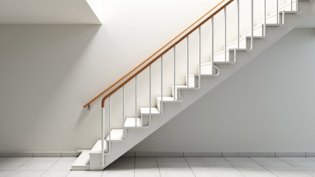 Monte-escalier tournant installé dans un escalier en colimaçon à Baugy