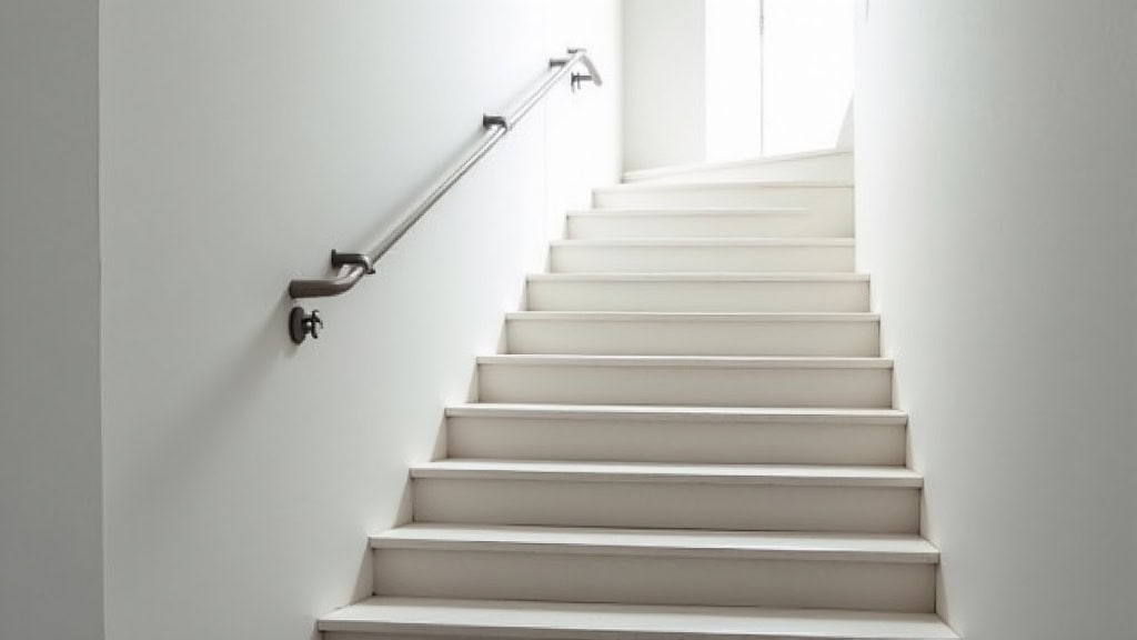 Monte-escalier tournant installé dans un escalier en colimaçon à Saint-Pierre-d’Irube