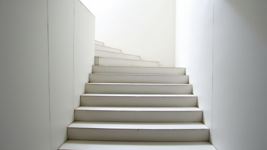 Monte-escalier tournant installé dans un escalier en colimaçon à Sarcelles