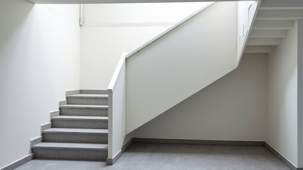 Monte-escalier tournant installé dans un escalier en colimaçon à Secondigny