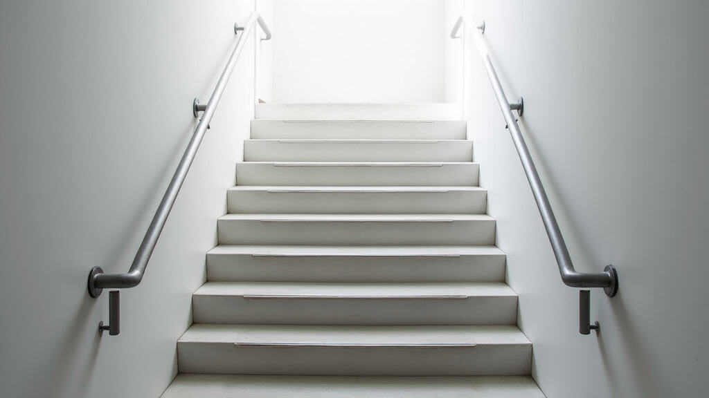 Monte-escalier tournant installé dans un escalier en colimaçon à Tournan-en-Brie