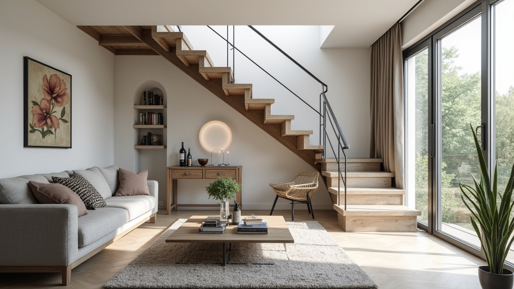 Monte-escalier tournant installé dans un immeuble en copropriété à Castelnau-le-Lez