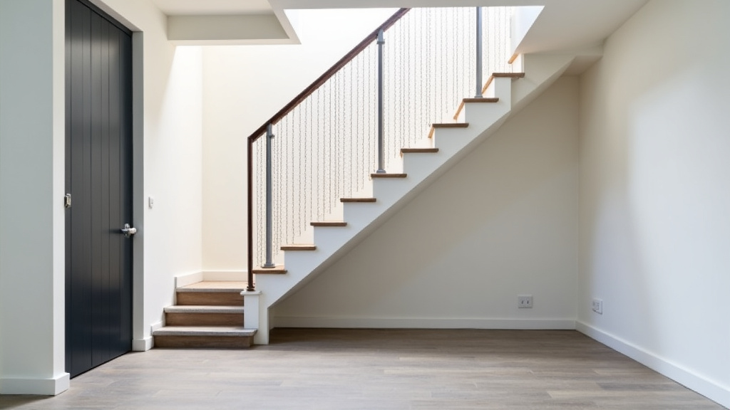 Monte-escalier tournant installé dans une habitation à Hagondange, adapté à un escalier avec virage
