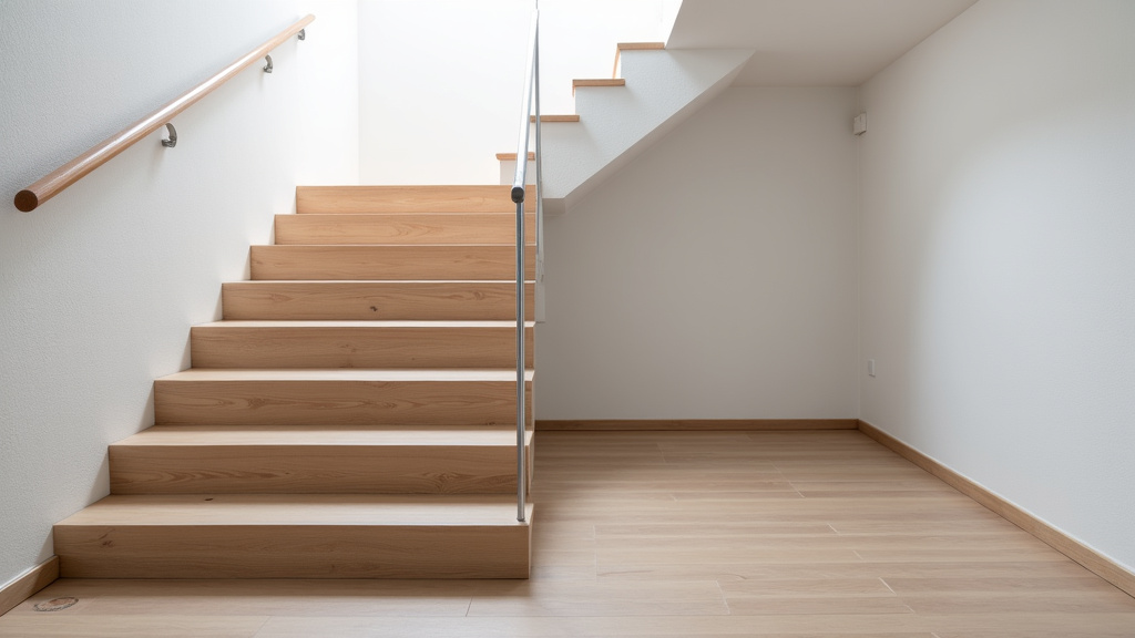 Monte-escalier tournant installé dans une habitation à Vaux-sur-Mer, adapté à un escalier en colimaçon