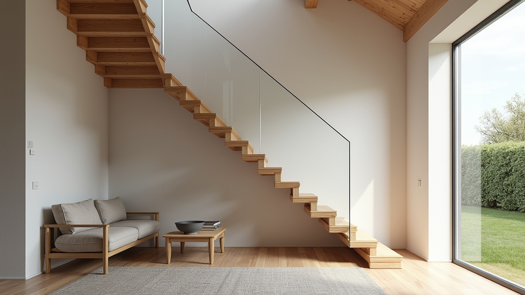 Monte-escalier tournant installé dans une maison à Ancenis-Saint-Géréon