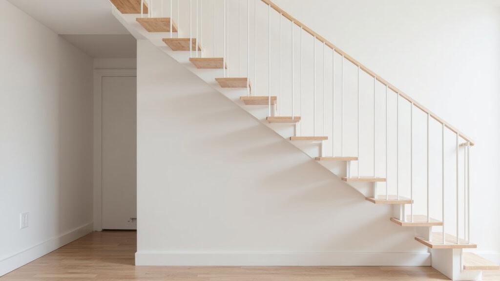 Monte-escalier tournant installé dans une maison à Biscarrosse, adapté à un escalier en colimaçon