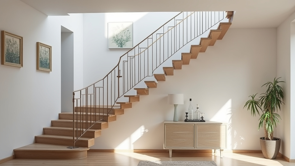 Monte-escalier tournant installé dans une maison à Bon-Encontre