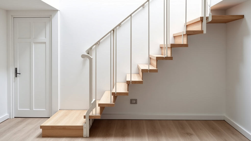 Monte-escalier tournant installé dans une maison à Brétigny-sur-Orge avec escalier en colimaçon