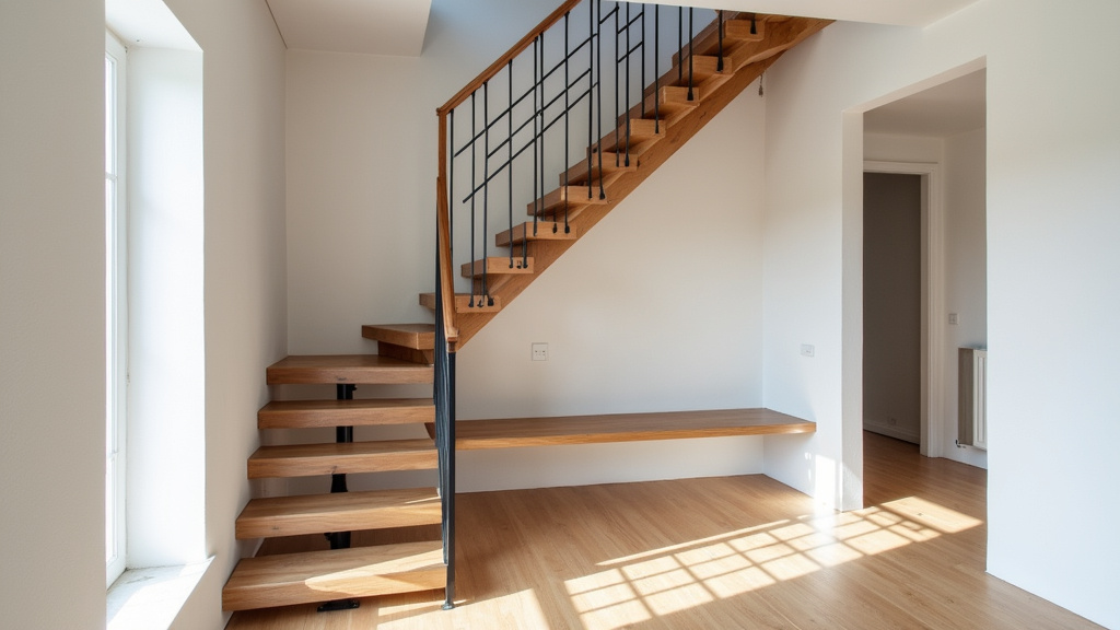 Monte-escalier tournant installé dans une maison à Cabris