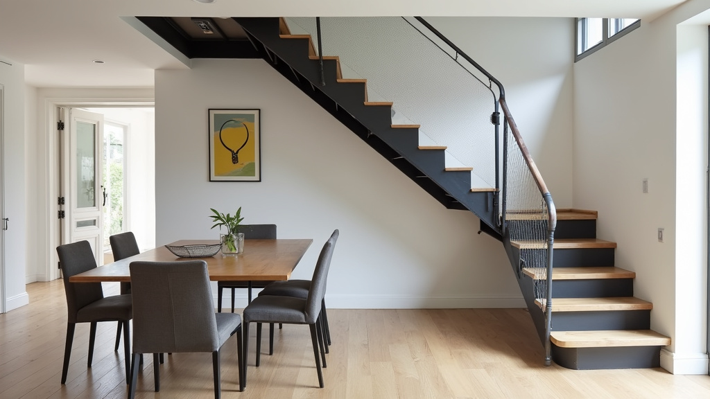 Monte-escalier tournant installé dans une maison à Castets