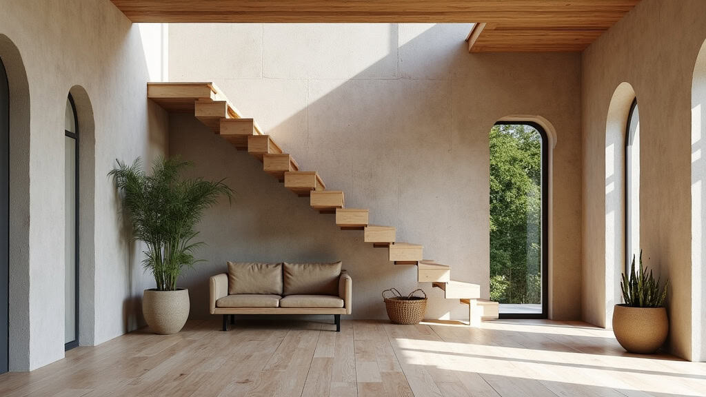 Monte-escalier tournant installé dans une maison à Caumont-sur-Durance