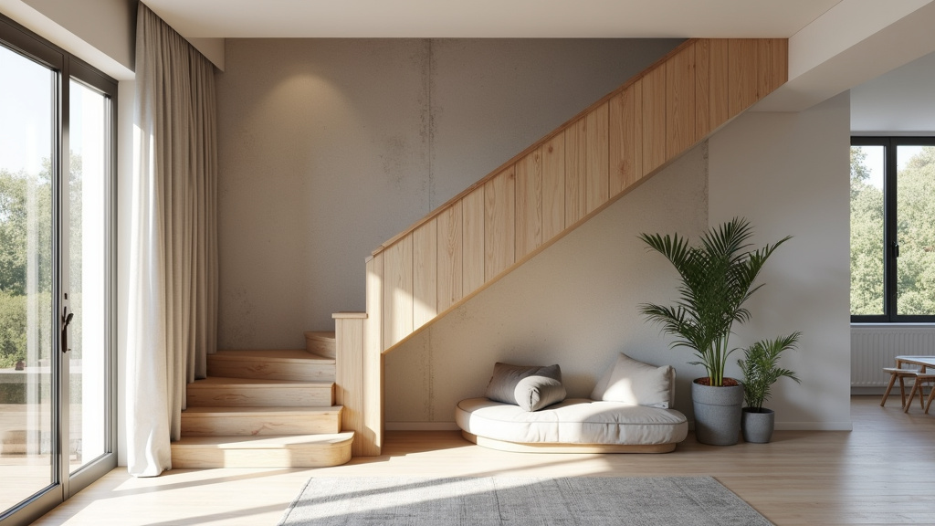 Monte-escalier tournant installé dans une maison à Clermont-Ferrand