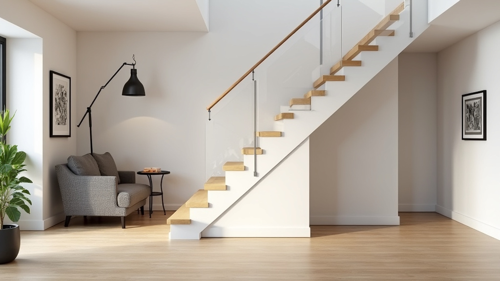 Monte-escalier tournant installé dans une maison à Deville (08800)