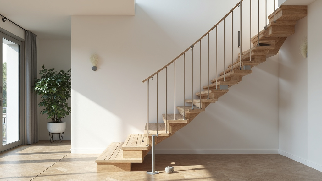 Monte escalier tournant installé dans une maison à Gauchy