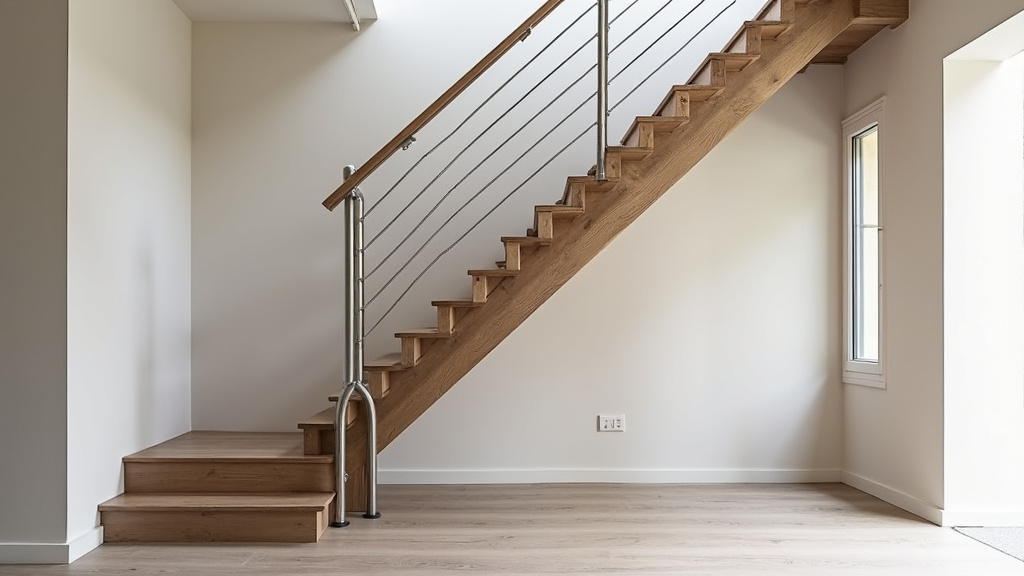 Monte-escalier tournant installé dans une maison à La Valette-du-Var, escalier en colimaçon avec rail sur mesure