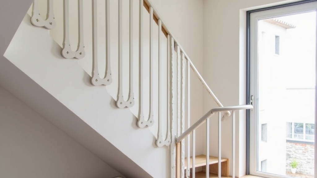 Monte-escalier tournant installé dans une maison à Livet-et-Gavet, avec rail incurvé adapté à un escalier en colimaçon