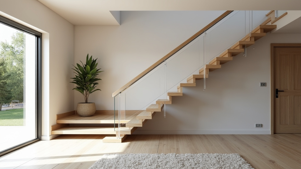 Monte-escalier tournant installé dans une maison à Lombez