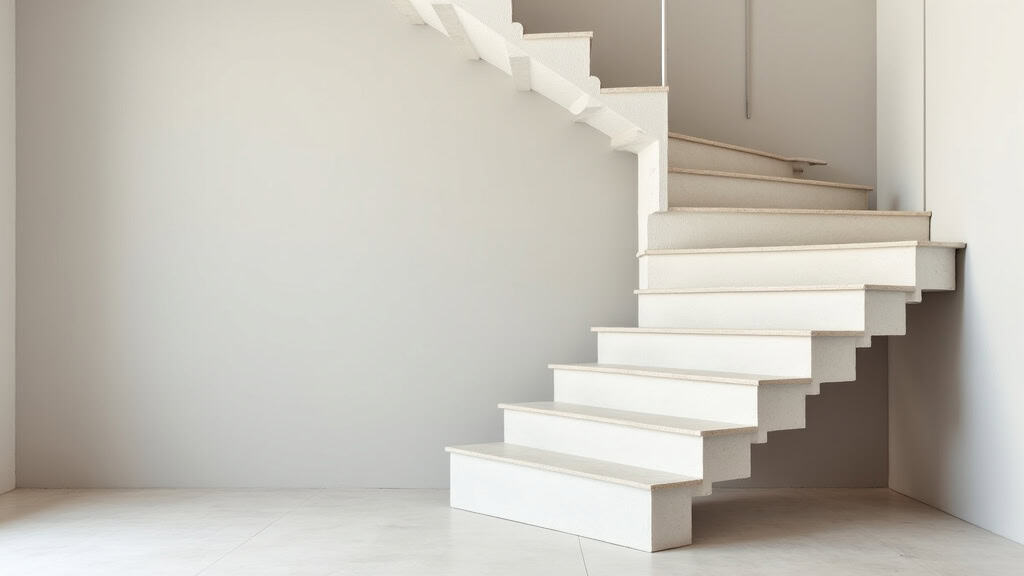 Monte-escalier tournant installé dans une maison à Maubec, adapté à un escalier en colimaçon