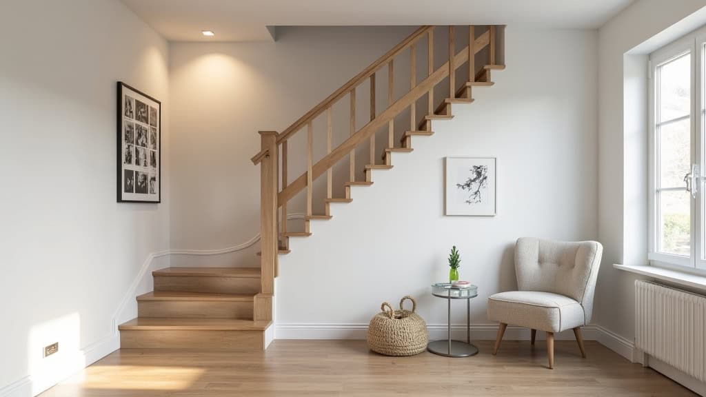 Monte-escalier tournant installé dans une maison à Meauzac