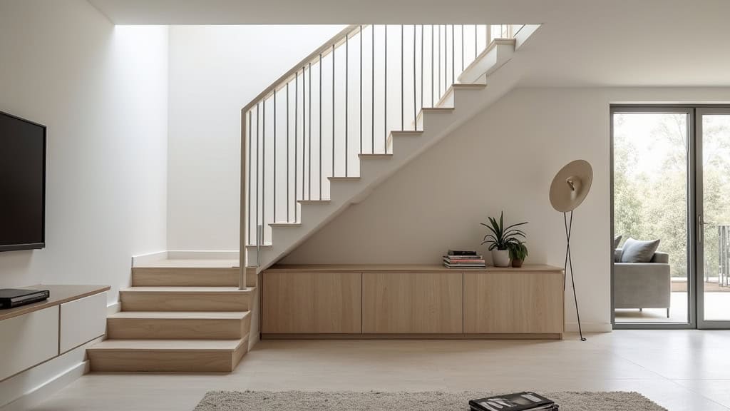 Monte-escalier tournant installé dans une maison à Ons-en-Bray