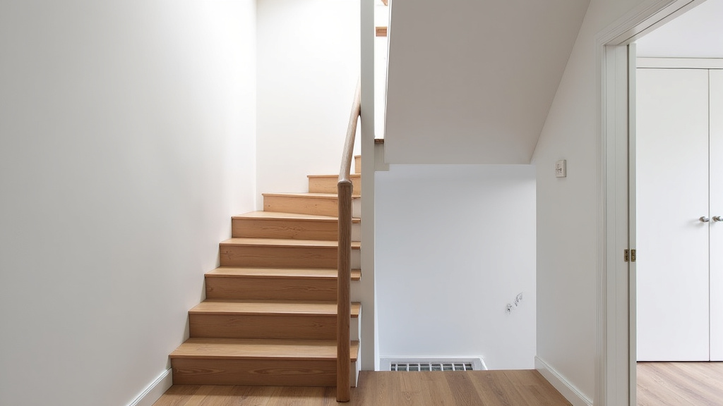 Monte-escalier tournant installé dans une maison à Plourin, adapté aux escaliers avec virages