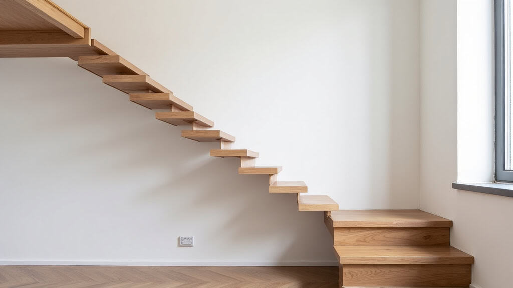 Monte-escalier tournant installé dans une maison à Rouen avec escalier en colimaçon