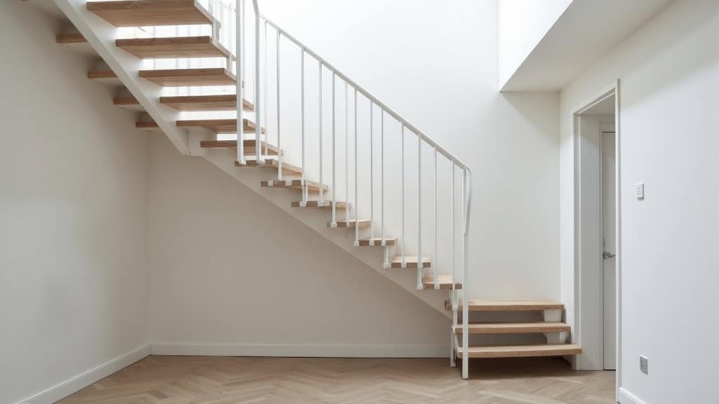 Monte-escalier tournant installé dans une maison à Saillans, adapté à un escalier avec virage