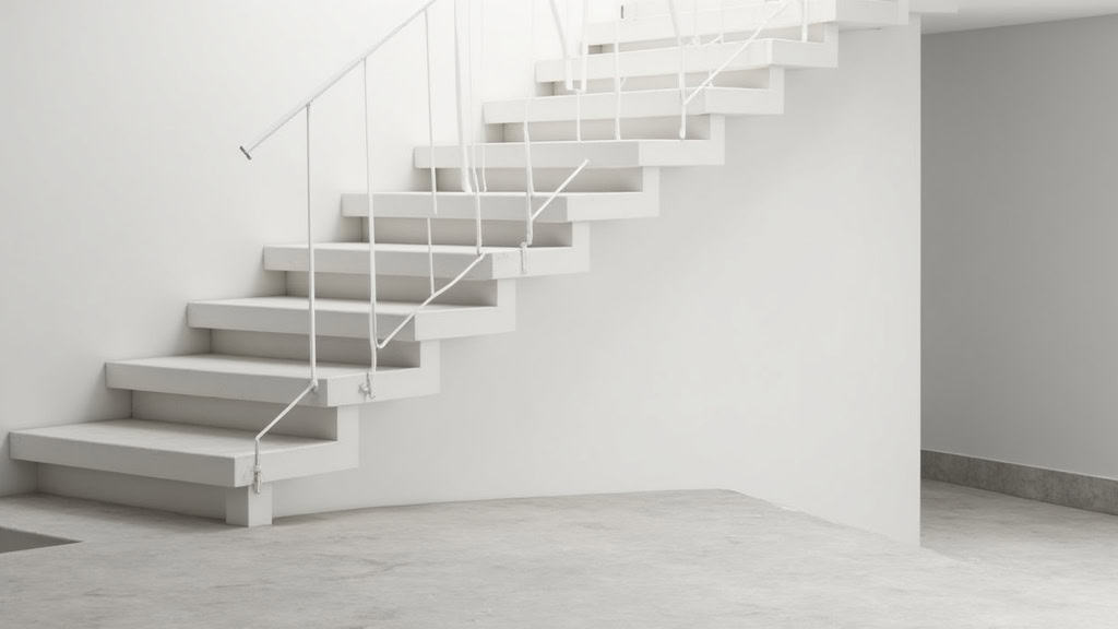 Monte-escalier tournant installé dans une maison à Saint-Maurice-l