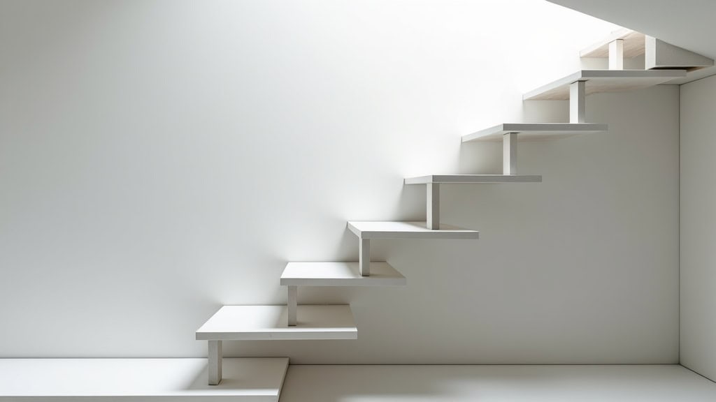 Monte-escalier tournant installé dans une maison à Saint-Nazaire-d