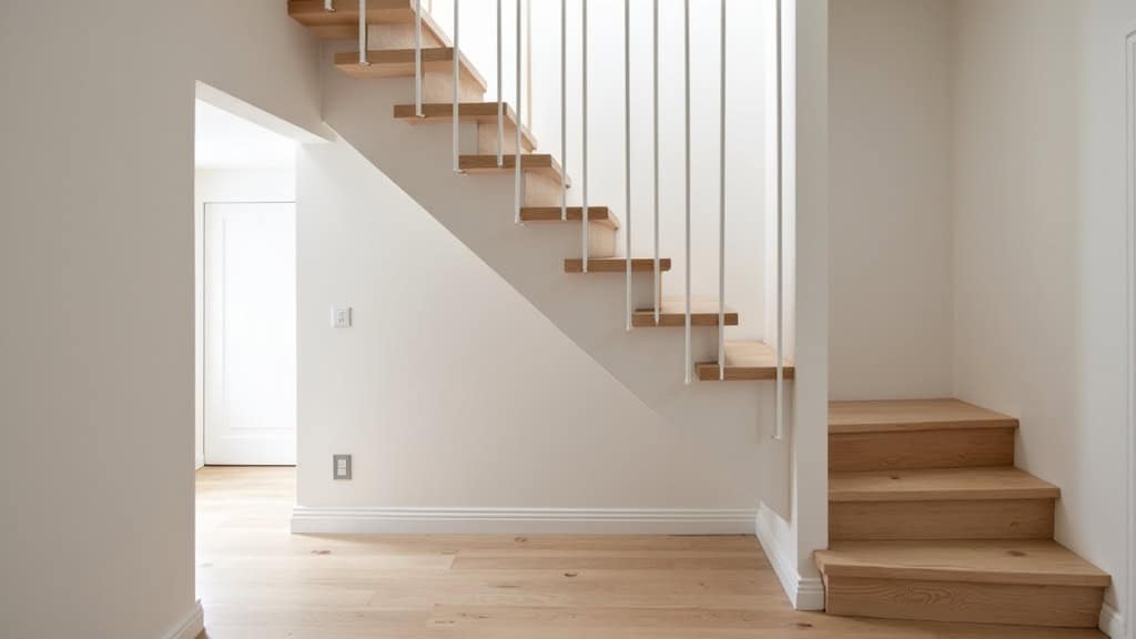 Monte-escalier tournant installé dans une maison à Tsingoni, adapté à un escalier en colimaçon